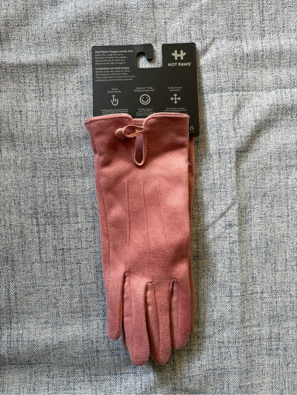 Hot Paws Women's Suede-Style Touchscreen Gloves